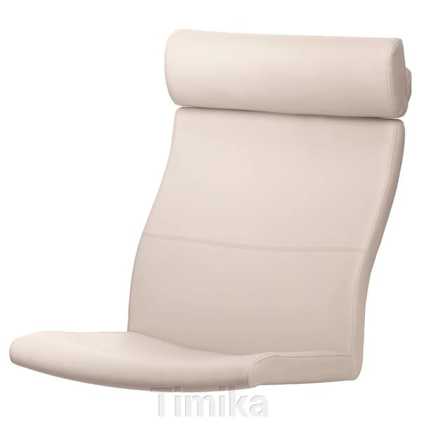 Подушка для крісла POÄNG, блискуче-білий від компанії Timika - фото 1