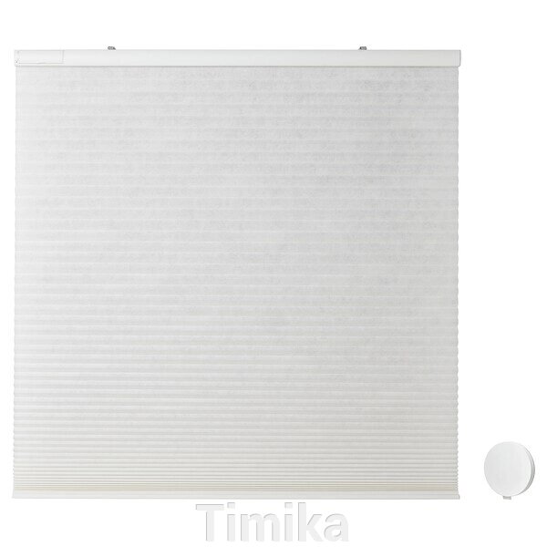 PRAKTLYSING Рулонна штора комірчаста з набором, біла, 120x195 см від компанії Timika - фото 1