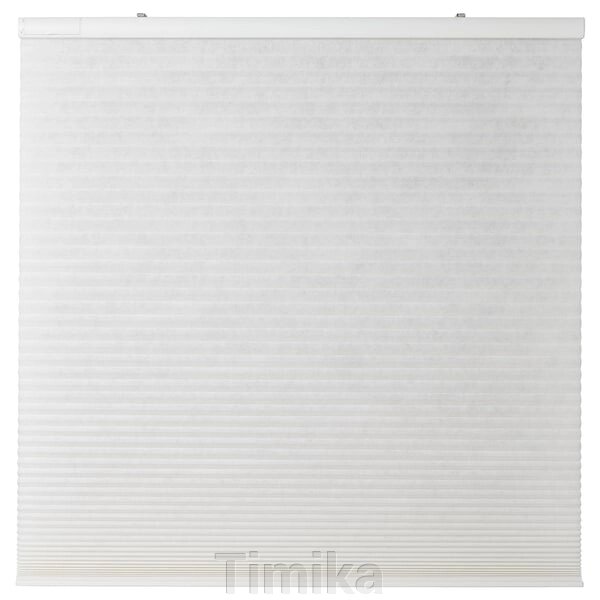 PRAKTLYSING Рулонна штора, розумна бездротова/на акумуляторі, біла, 120x195 см від компанії Timika - фото 1