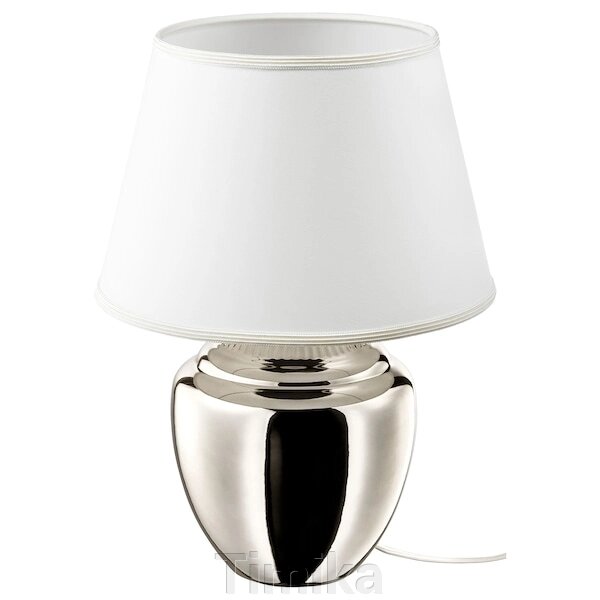 RICKARUM Настільна лампа, срібло, 47 см від компанії Timika - фото 1