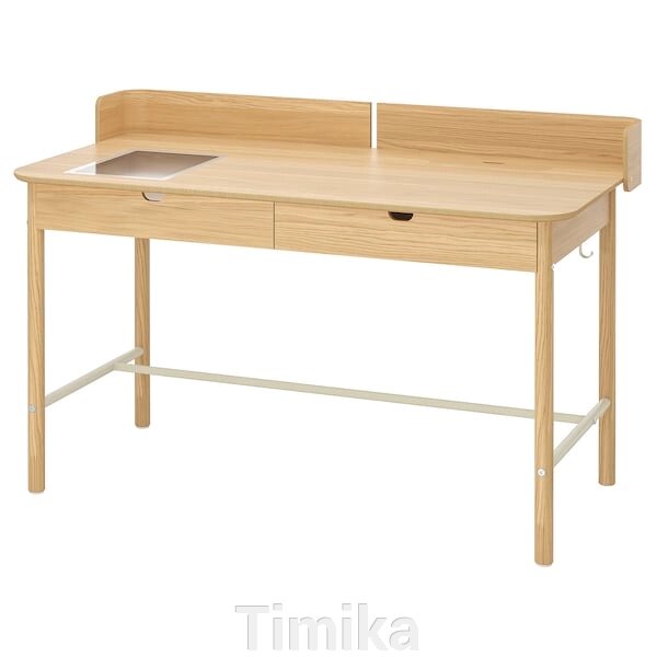 RIDSPÖ Письмовий стіл, дуб, 140x70 см від компанії Timika - фото 1