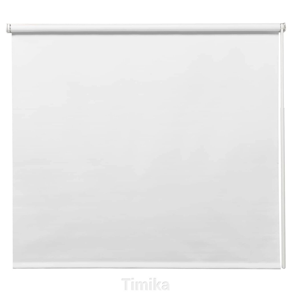 Рулонна штора FRIDANS Blackout, біла, 100x195 см від компанії Timika - фото 1