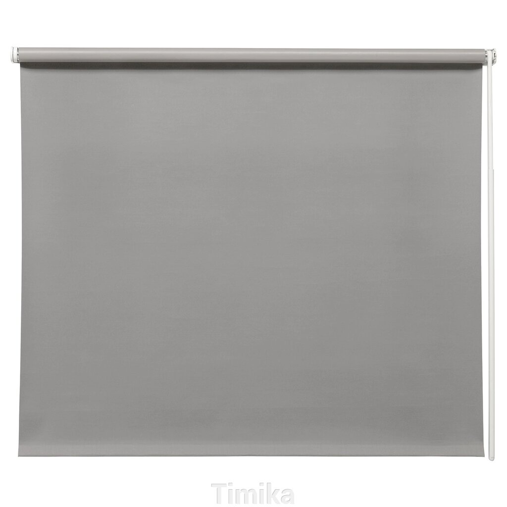 Рулонна штора FRIDANS Blackout, сіра, 100x195 см від компанії Timika - фото 1
