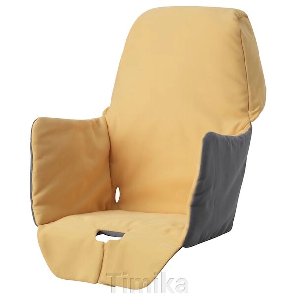 Сидіння для дитячого стільчика LANGUR, жовте від компанії Timika - фото 1