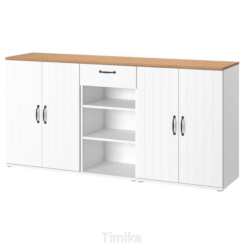 SKRUVBY Книжкова шафа, білий, 190x90 см від компанії Timika - фото 1
