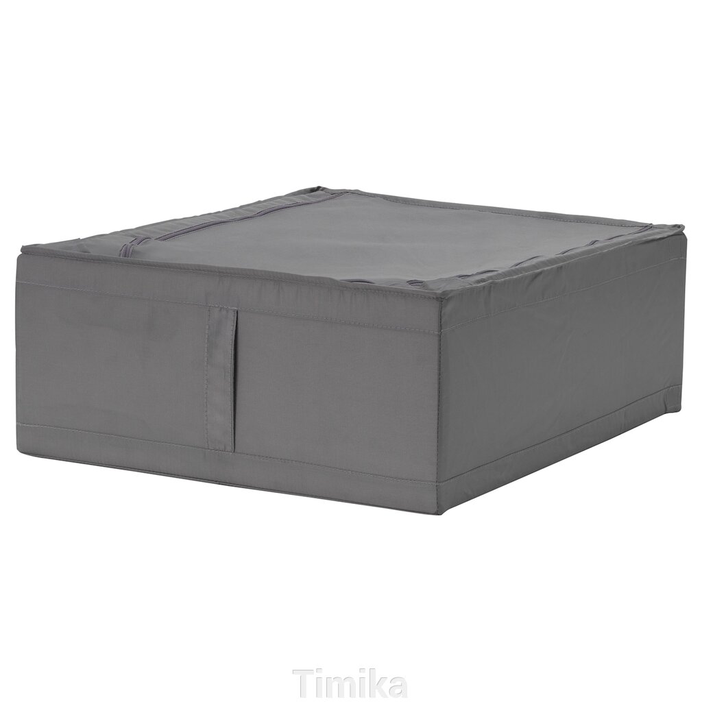 SKUBB Ящик для зберігання одягу/постільної білизни, темно-сірий, 44x55x19 см від компанії Timika - фото 1