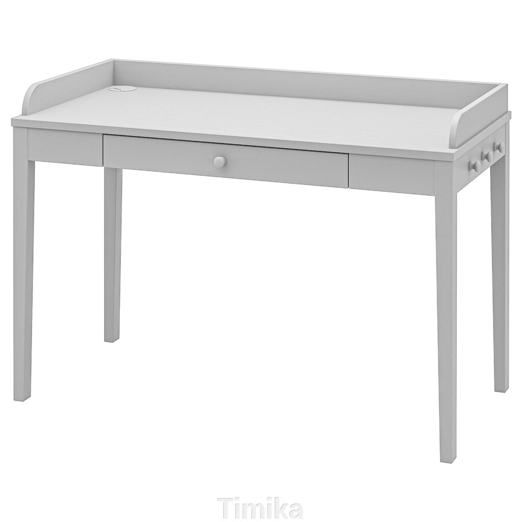 СМИГА Письмовий стіл, світло-сірий, 122х60 см від компанії Timika - фото 1