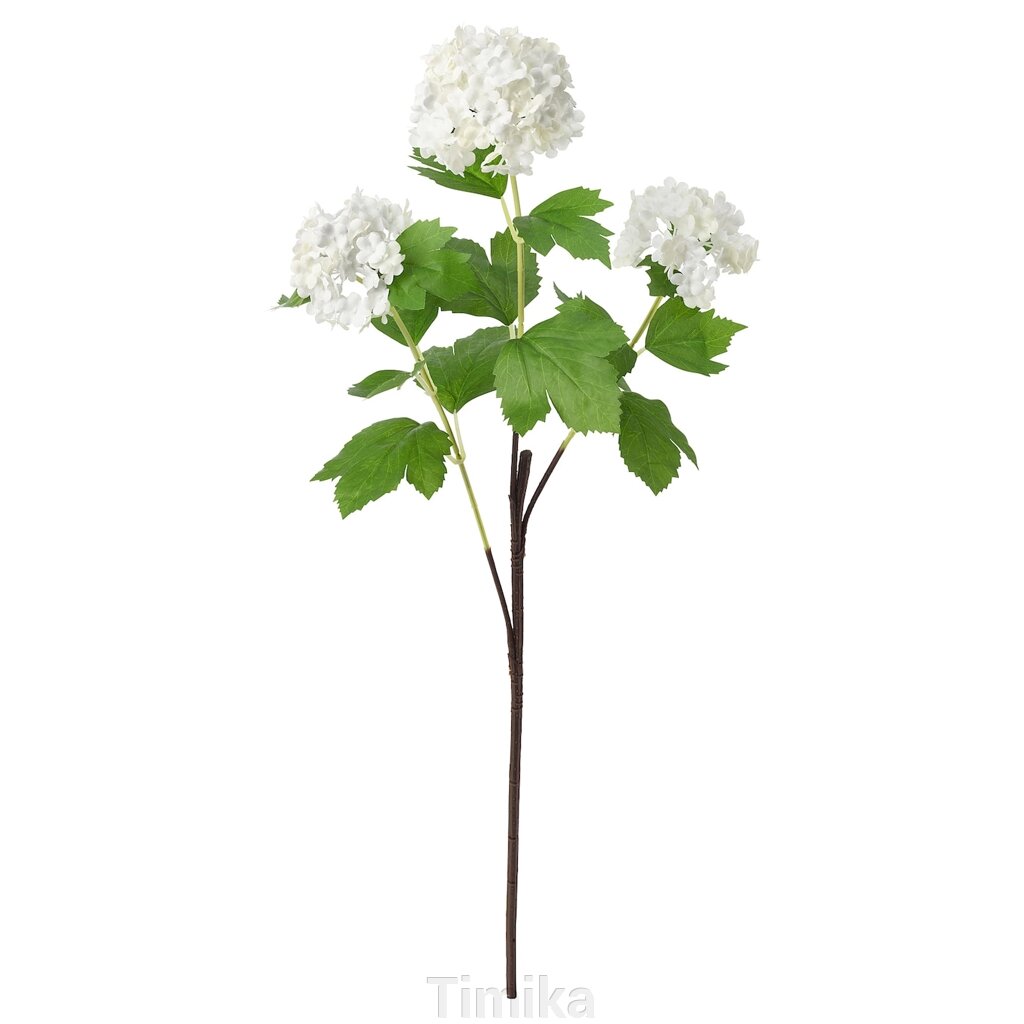 SMYCKA Штучна квітка сніжок/білий 60см від компанії Timika - фото 1