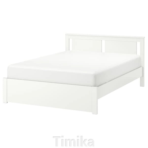 SONGESAND Каркас ліжка, білий/Lindbåden, 160x200 см від компанії Timika - фото 1