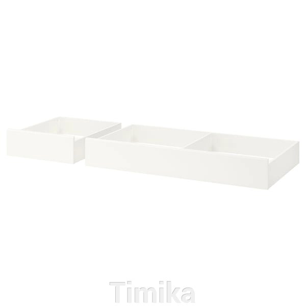 SONGESAND Контейнер для постільної білизни, 2 шт, білий, 200 см від компанії Timika - фото 1