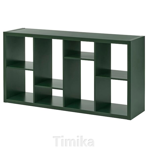 Стелаж КАЛЛАКС, темно-зелений, 147х77 см від компанії Timika - фото 1
