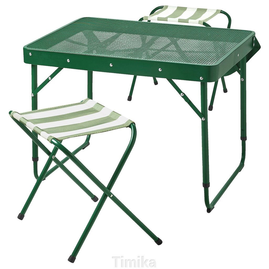 STRANDÖN Комплект з розсувним столом, зелений від компанії Timika - фото 1