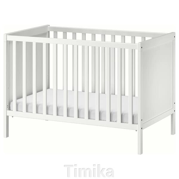СУНДВІК Дитяче ліжко біле 60х120 см від компанії Timika - фото 1