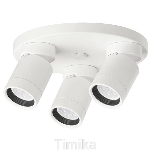 Світильник NYMÅNE стельовий, 3 точкові світильники, білий від компанії Timika - фото 1