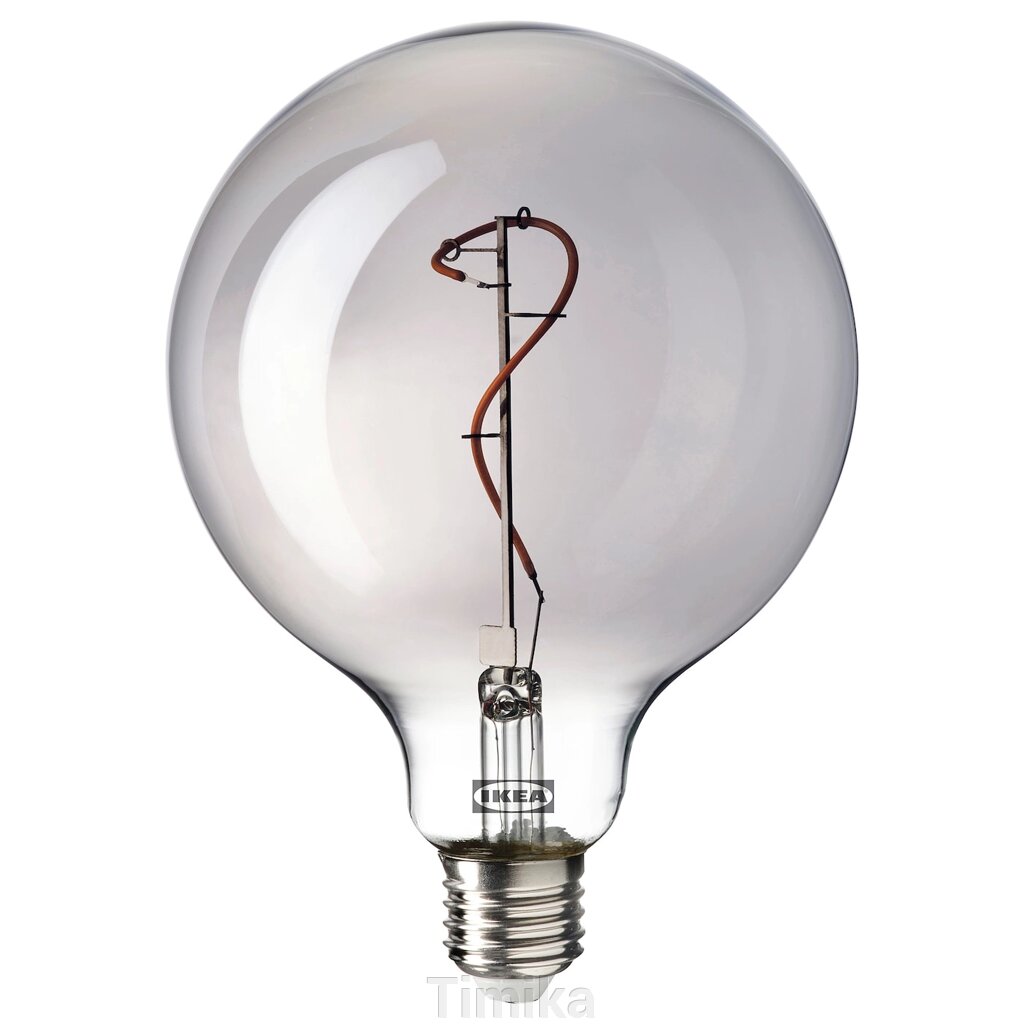 Світлодіодна лампа MOLNART E27 140 люмен, сіре прозоре скло, 125 мм від компанії Timika - фото 1