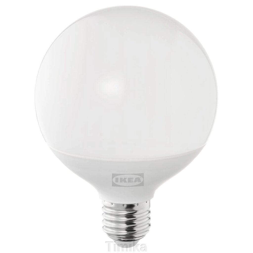Світлодіодна лампа SOLHETTA E27 1055 люмен, диммована/біла опалова куля, 95 мм від компанії Timika - фото 1