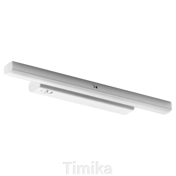 Світлодіодна стрічка STÖTTA з датчиком для шаф, на батарейках, біла, 32 см від компанії Timika - фото 1