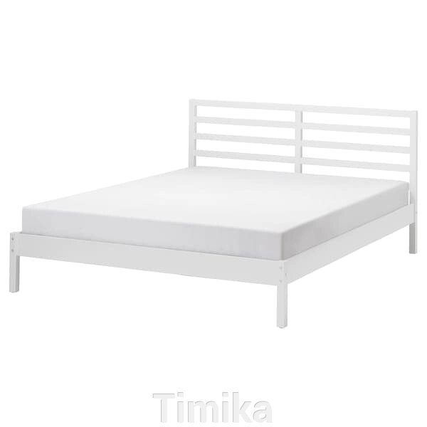 ТАРВА Каркас ліжка, біла морилка, 160х200 см від компанії Timika - фото 1