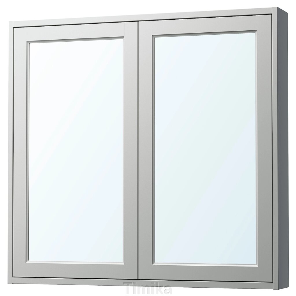 TÄNNFORSEN Дзеркальна шафа/дверцята, світло-сірий, 100x15x95 см від компанії Timika - фото 1