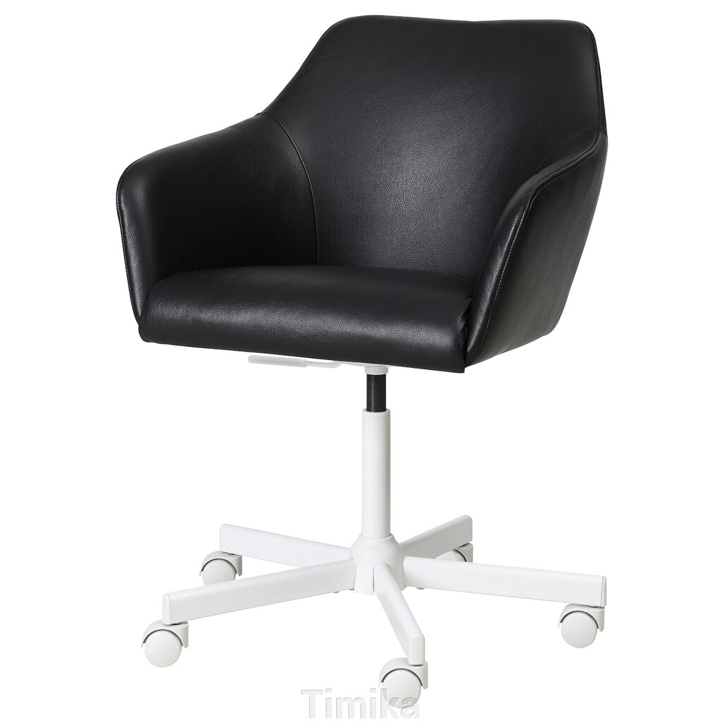 TOSSBERG / MALSKÄR Обертове крісло, Grann чорний/білий від компанії Timika - фото 1