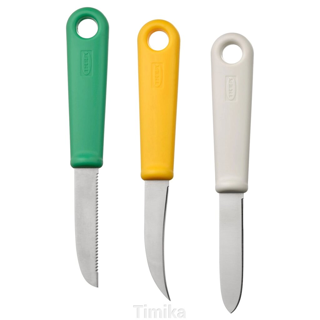 UPPFYLLD Набір шкірних ножів 3 шт., різні кольори від компанії Timika - фото 1