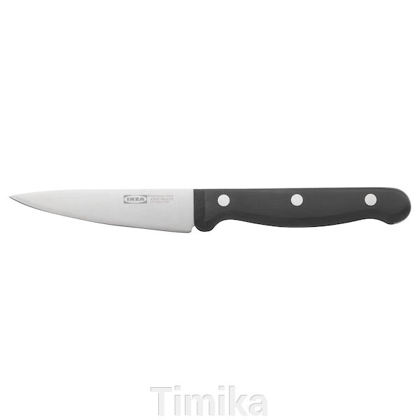 VARDAGEN Овочевий ніж, темно-сірий, 9 см від компанії Timika - фото 1