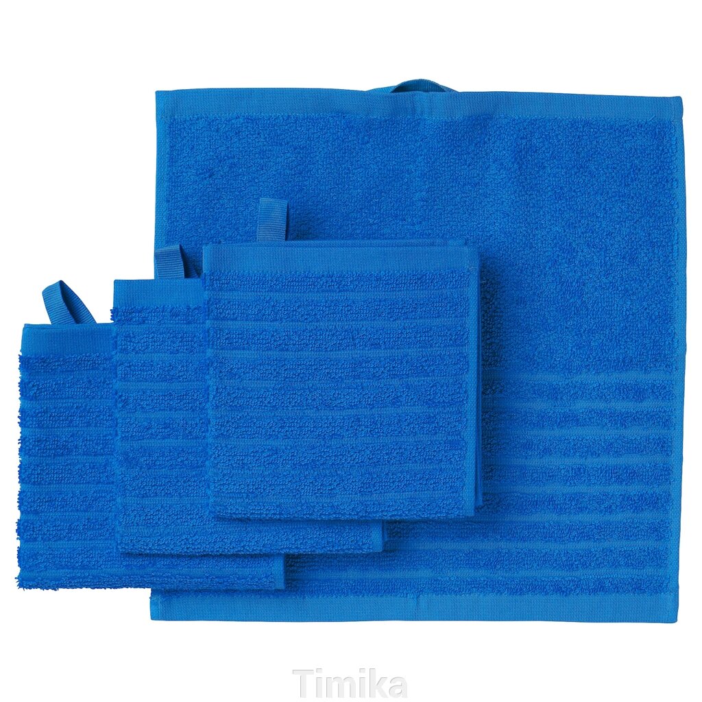 VÅGSJÖN Рушник, світло-блакитний, 30х30 см від компанії Timika - фото 1