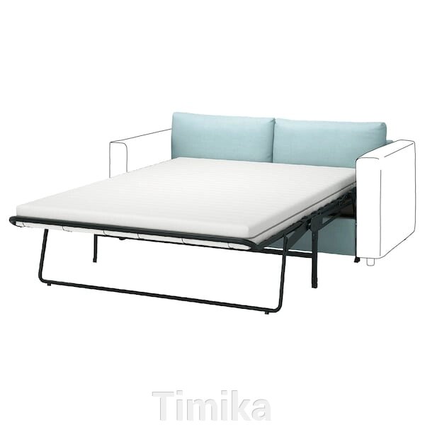 ВІМЛЕ Секція 2-місний диван-ліжко, Saxemara світло-блакитний від компанії Timika - фото 1