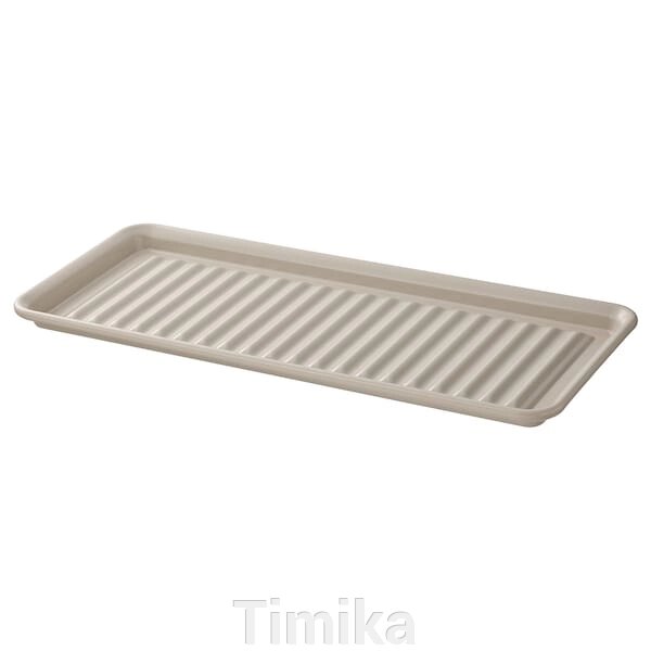 VÄLVÅRDAD Сушка для посуду, бежевий/оцинкований, 15x35 см від компанії Timika - фото 1