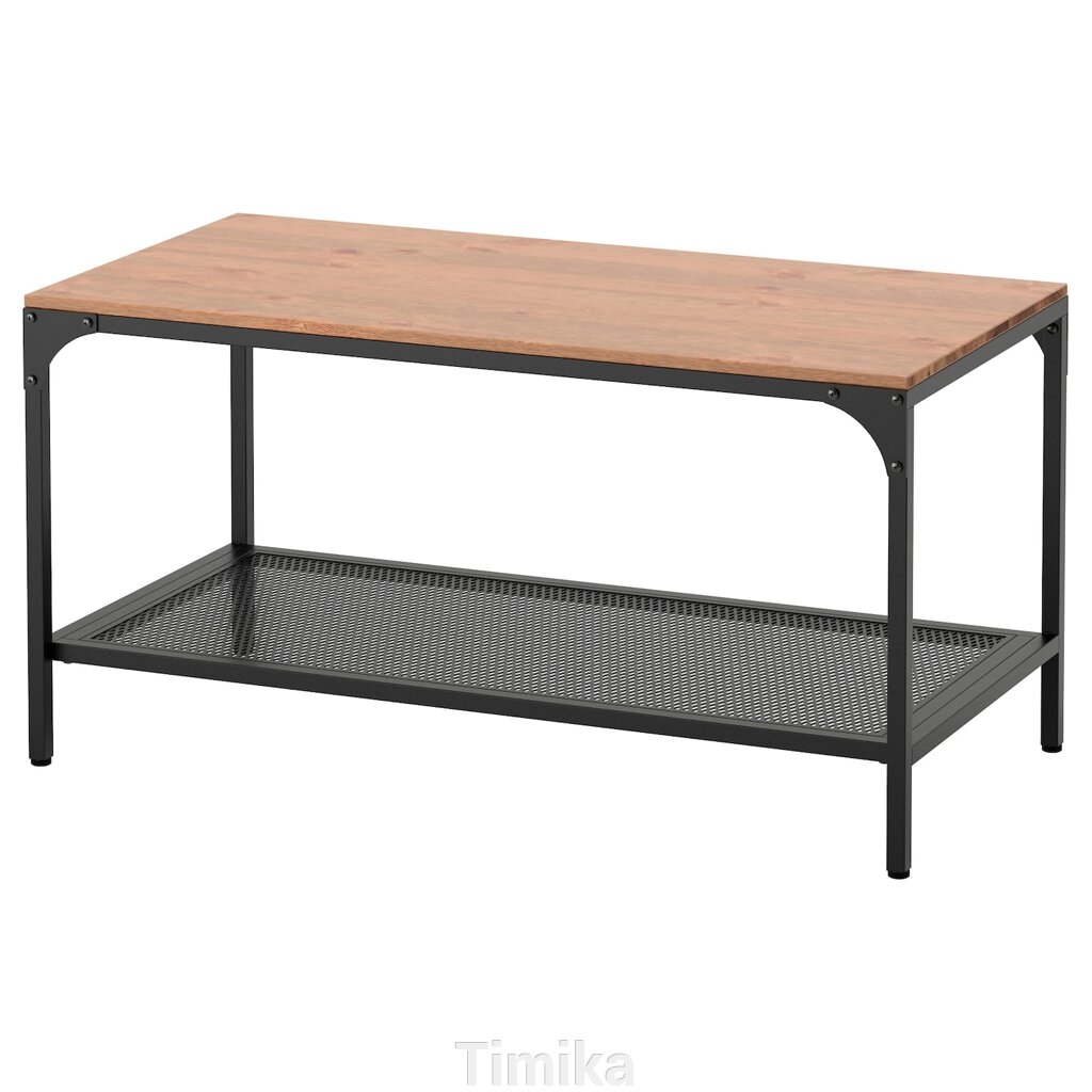 Журнальний столик FJÄLLBO, чорний, 90x46 см від компанії Timika - фото 1