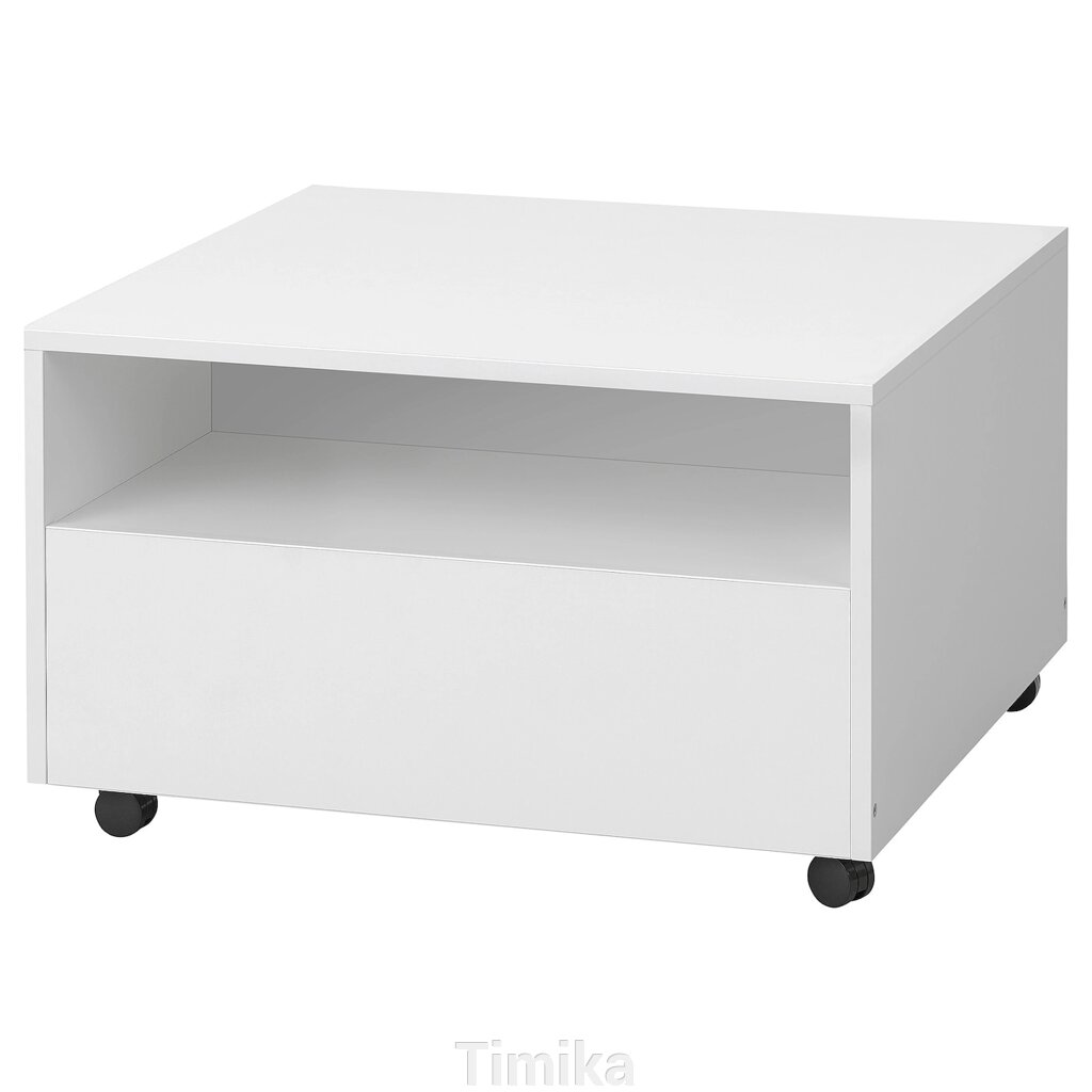 Журнальний столик GARNANÄS, білий, 65х65 см від компанії Timika - фото 1