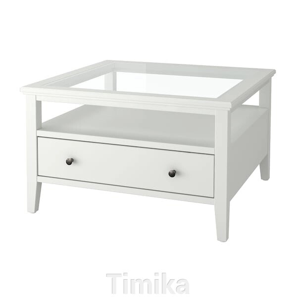 Журнальний столик IDANÄS, білий, 80x80 см від компанії Timika - фото 1