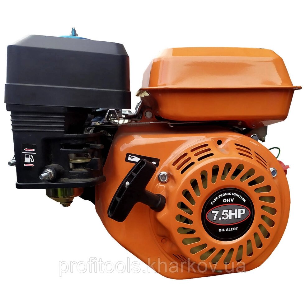 Бензиновий двигун до мотоблока OHV 7.5HP (7.5 к. с. зі шківом) від компанії Profi Tools - фото 1
