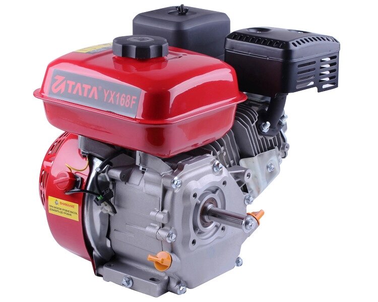 Двигун бензиновий 170F TATA (з виходом вала під шпанку, 19 мм) 7 к. с. від компанії Profi Tools - фото 1