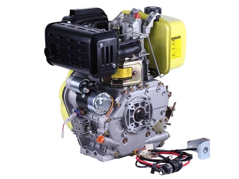 Двигун дизельний 186FAE YBX (під шліци, 25 мм) 9 к. с. від компанії Profi Tools - фото 1