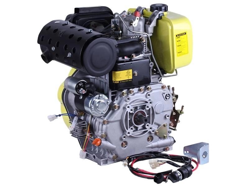 Двигун дизельний 192FE YBX (під шліци, 25 мм) 14.8 к. с. від компанії Profi Tools - фото 1