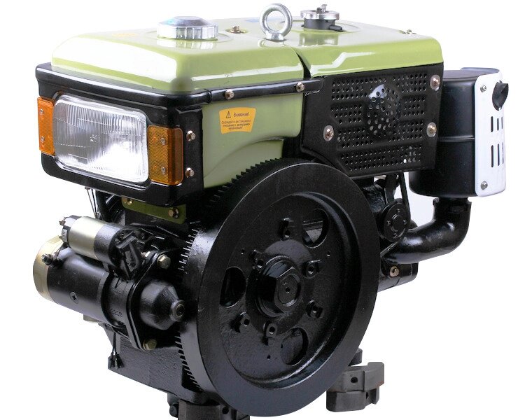 Двигун SH195NDL ТАТА Zubr (12 л. с.) з електростарером від компанії Profi Tools - фото 1