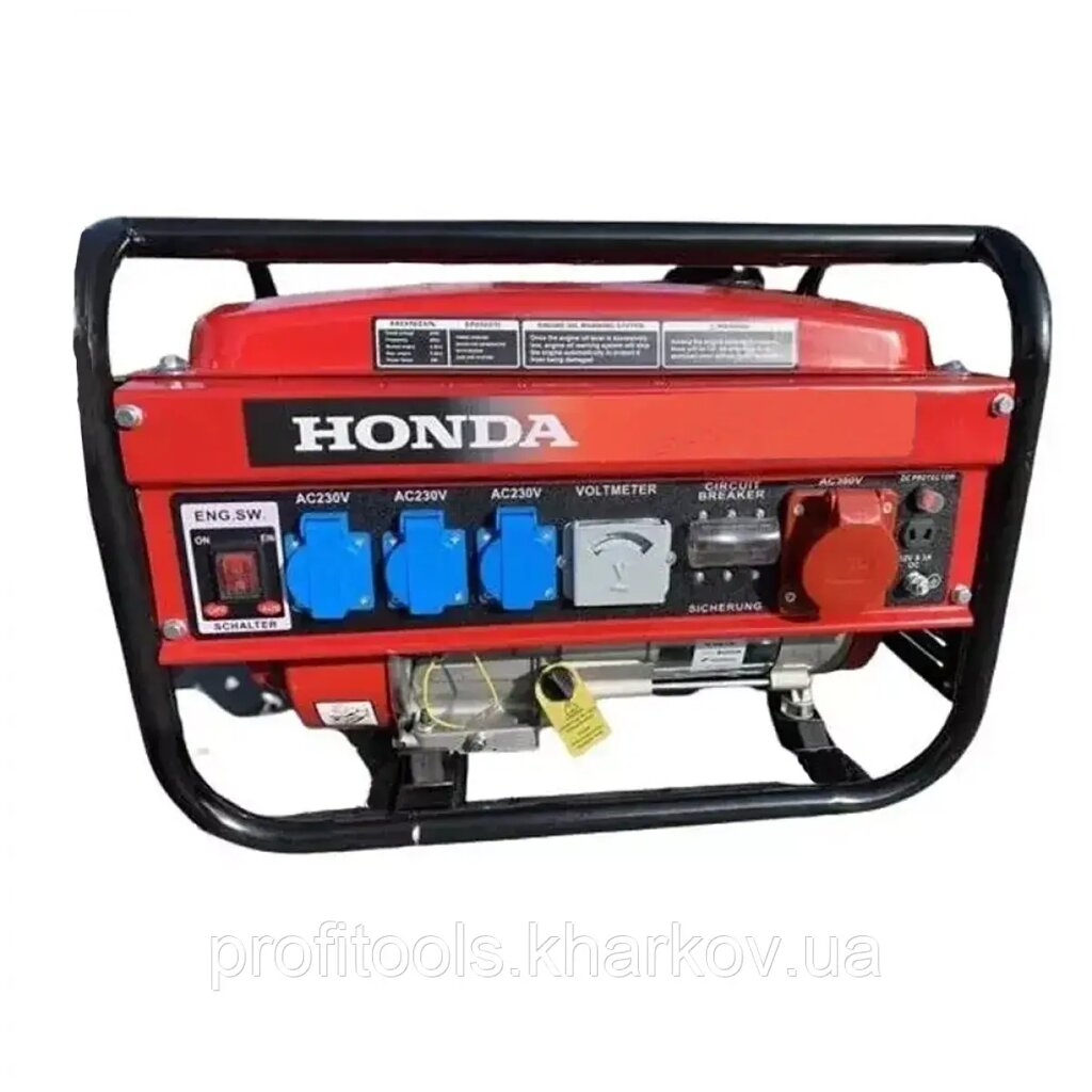 Електрогенератор газ, бензин 4,5 кВт Honda 4500W від компанії Profi Tools - фото 1