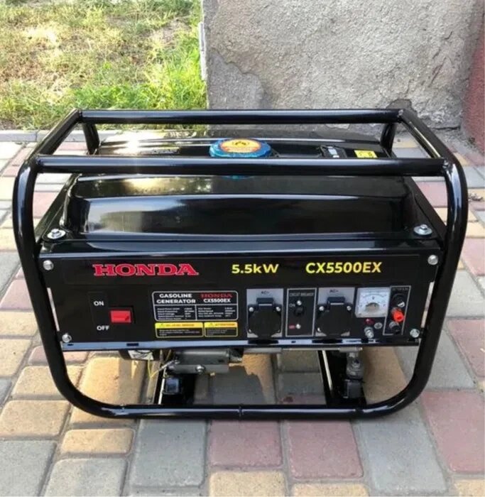 Електрогенератор газ, бензин 5,5 кВт Honda 5500W від компанії Profi Tools - фото 1