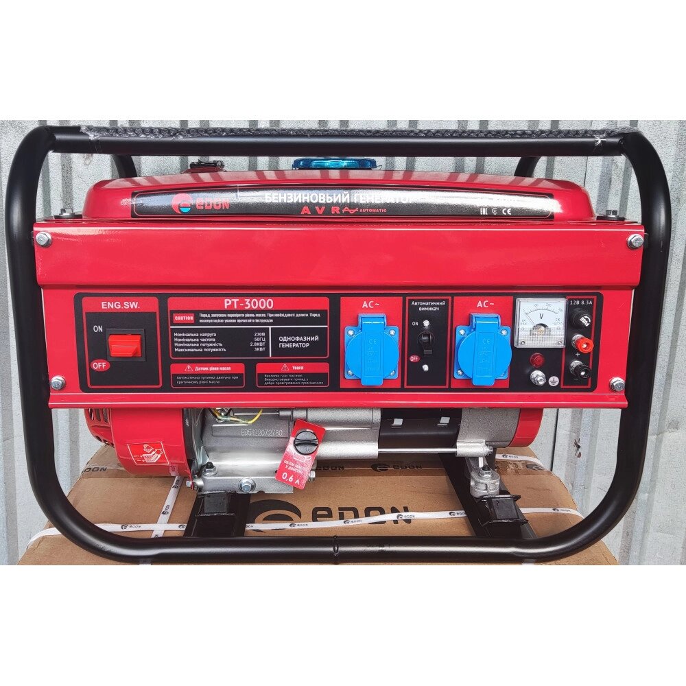 Газовий генератор Edon PT-3000 (3 кВт; avr; мідна обмотка) від компанії Profi Tools - фото 1