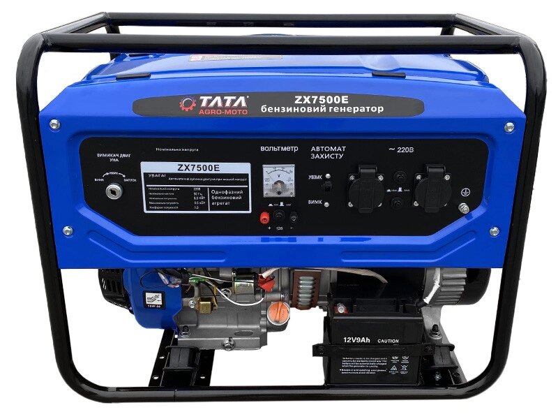 Генератор бензиновий з електростартером TATA ZX7500E 6KW від компанії Profi Tools - фото 1