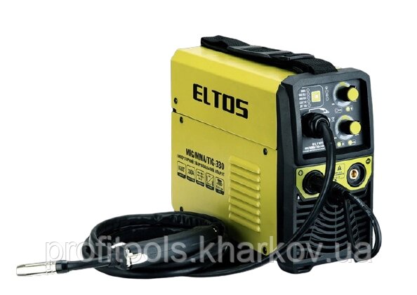 Інверторний напівавтомат Eltos MIG/MMA/TIG-330 (3 в 1, Верхнє завантаження Котушки) від компанії Profi Tools - фото 1