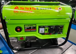 Генератор бензиновий Assistant GG 3000A (3 кВт; Мідна обмотка) Німеччина