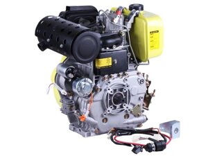 Двигун дизельний 195FE YBX (під шліци, 25 мм) 13 к. с.