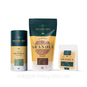 Набір граноли Multi Sweet Cashew, Finik & Ginger, 1750 г Gregory Mill