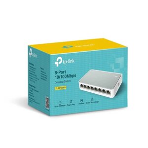 8-портовий TP-Link TL-SF1008D комутатор 10/100 Мбіт/с