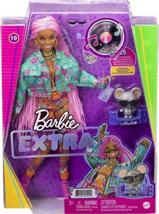 Barbie extra 10 style Барбі Екстра Модниця квітковий принт