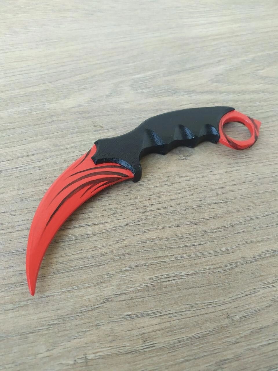 Дерев'яний ніж керамбіт колау karambit claw Стендоф2 standoff cs: go від компанії Компас - фото 1