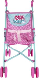 Дитяча коляска Cry Babies Baby Doll Stroller тростина для ляльки