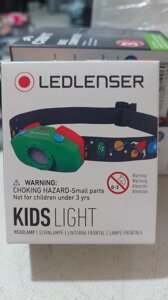 Дитячий налобний ліхтарик Ledlenser HF 30, зелений